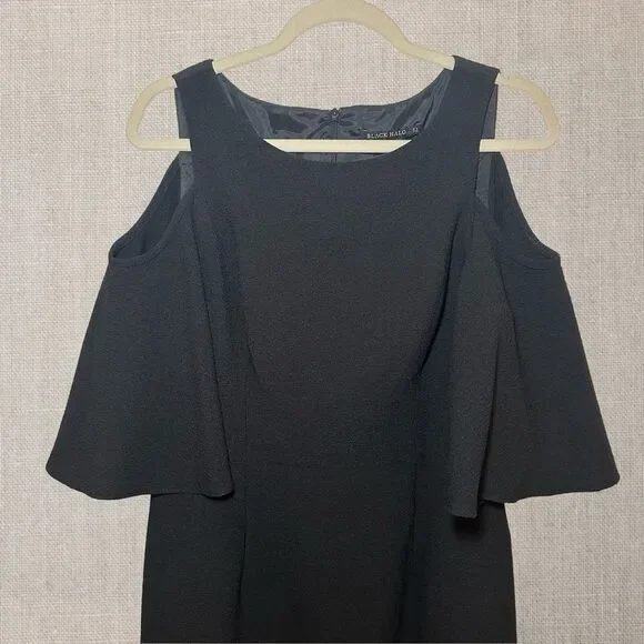 Black Halo Adera Cold Shoulder Dress